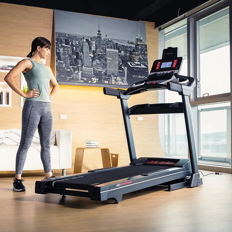 Sole Fitness Sole Treadmill F63 Home Use 3.0 Chp — side view