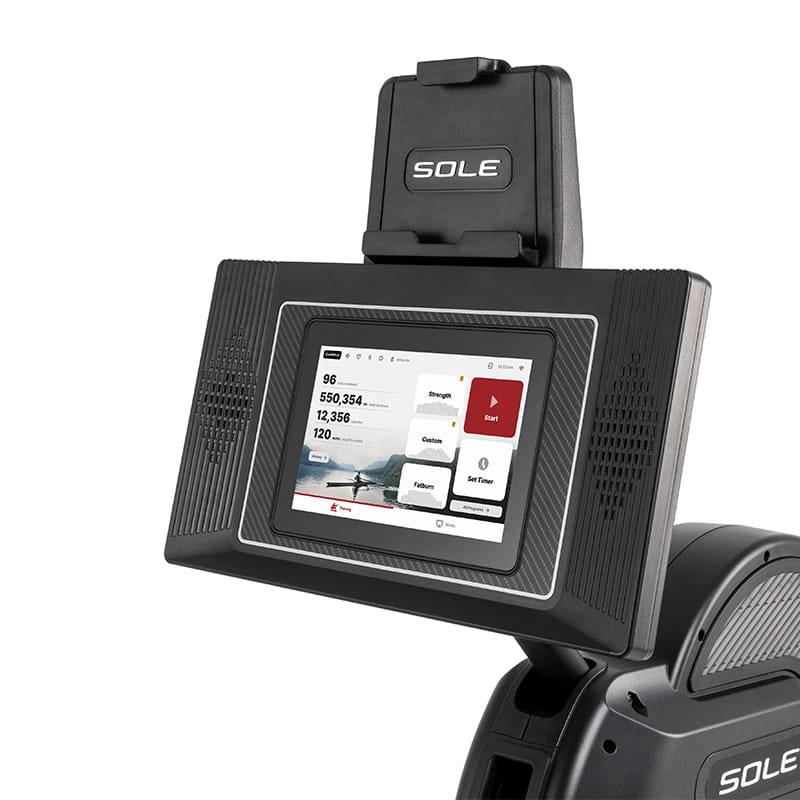 Sole Fitness Sole Fitness Sr550 Rower (Magnetic & Air Resistance) — rear view