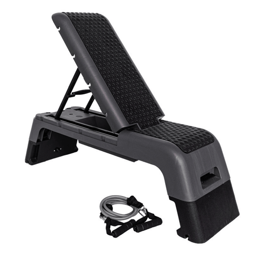 Aerobic Stepper & Adjustable Workout Bench Combo — conditioning kit available from Gym Machines South Africa