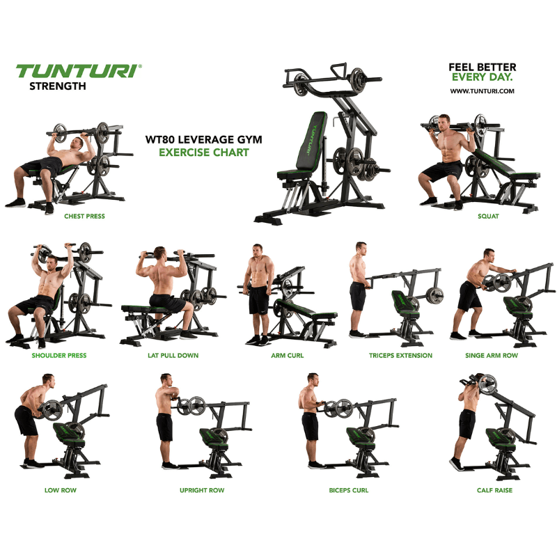 Tunturi Leverage Home Gym Wt80 — alternative angle