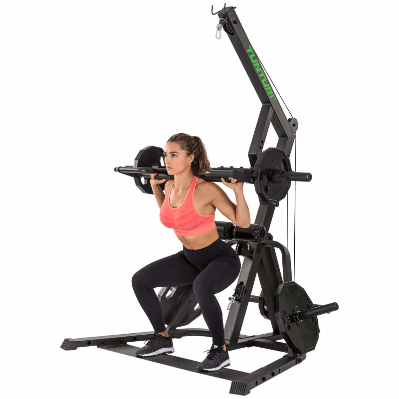 Leverage Pulley Gym Wt85 — in use