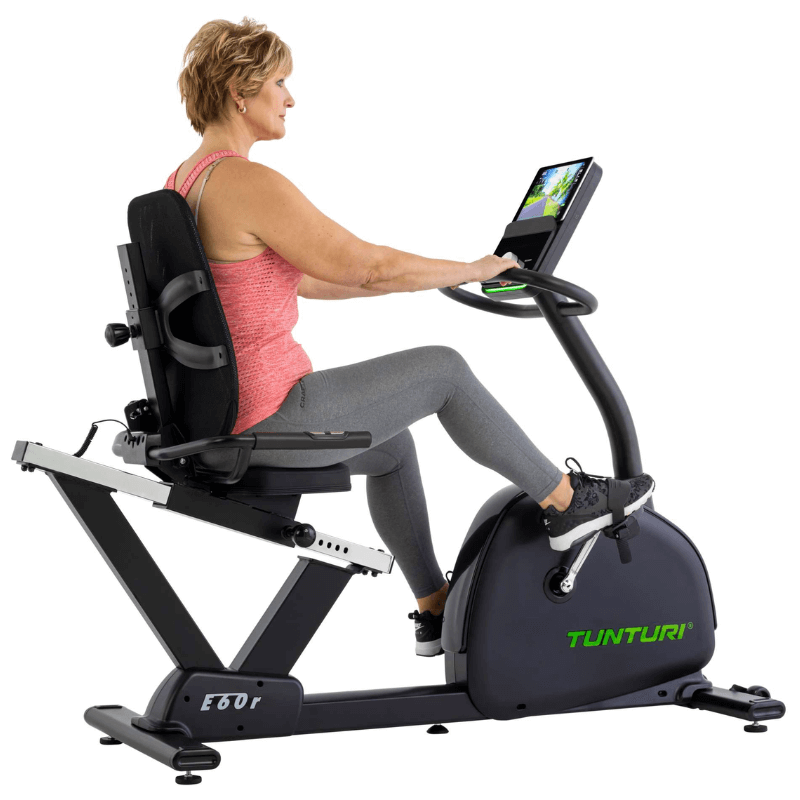 Vendor-Unknown E60r Signature Recumbent Bike - Zwift — close-up of the frame