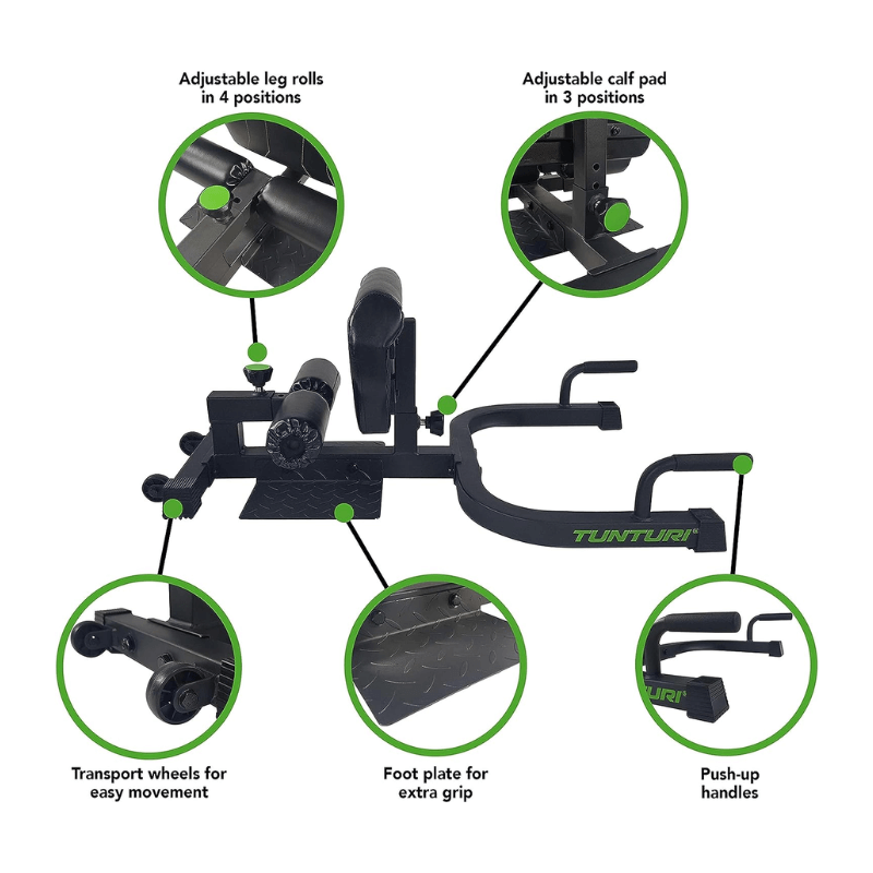 Tunturi Wt20 Sissy Squat Trainer — alternative angle