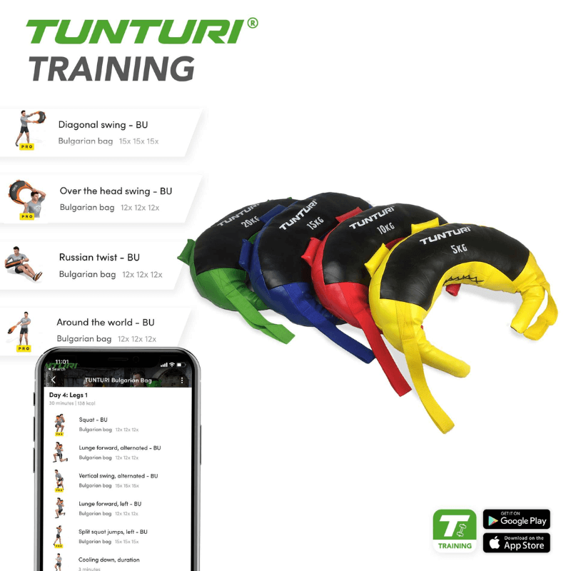 Tunturi Bulgarian Bags — rear view