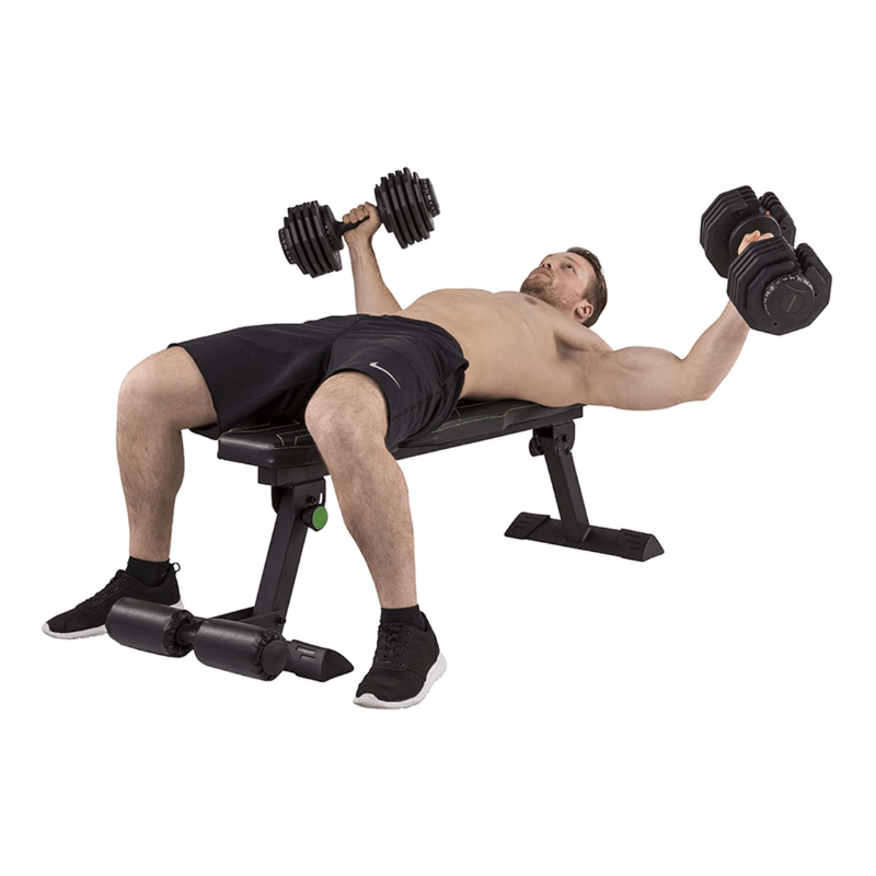 Tunturi 25kg Selector Dumbbell Set + Stand — detail view