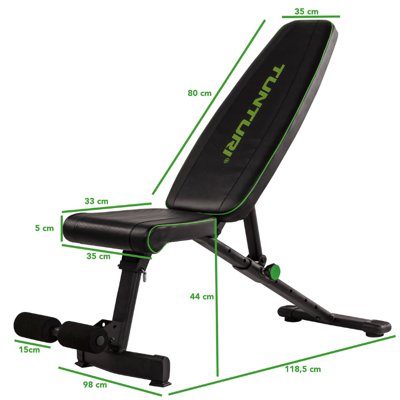 Tunturi Adjustable Utility Bench — in use