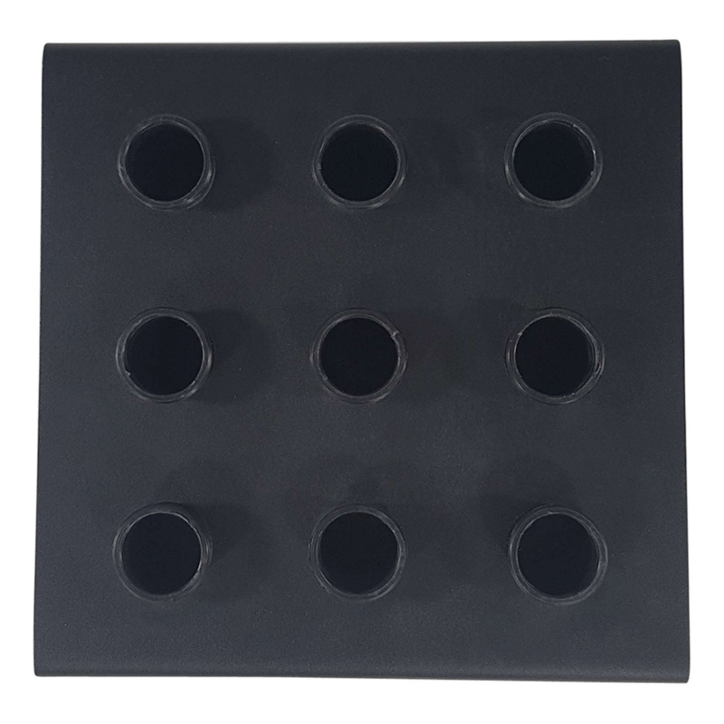 Tunturi Olympic Bar Holder Storage Rack - 9 Bars — side view