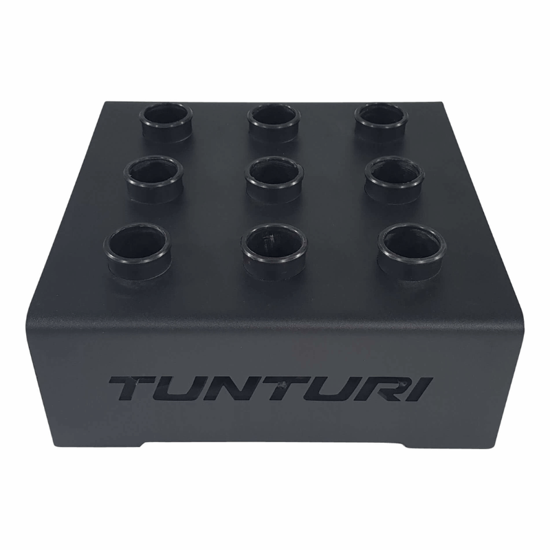 Tunturi Olympic Bar Holder Storage Rack - 9 Bars — rack available from Gym Machines South Africa