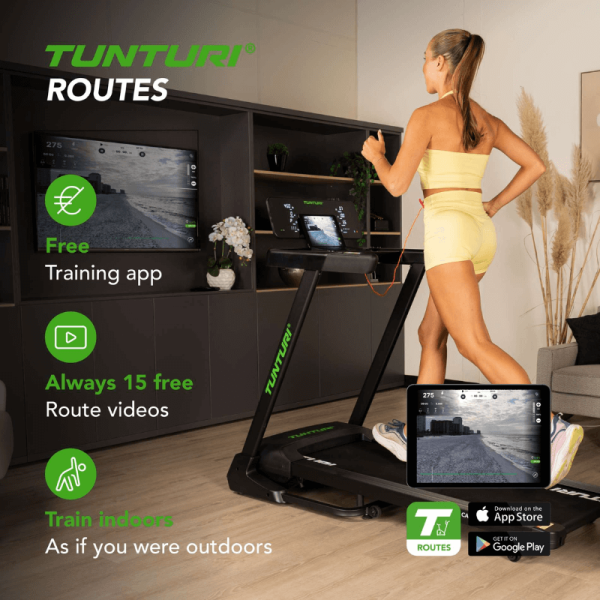 Tunturi Cardio Fit T50 Treadmill — side view