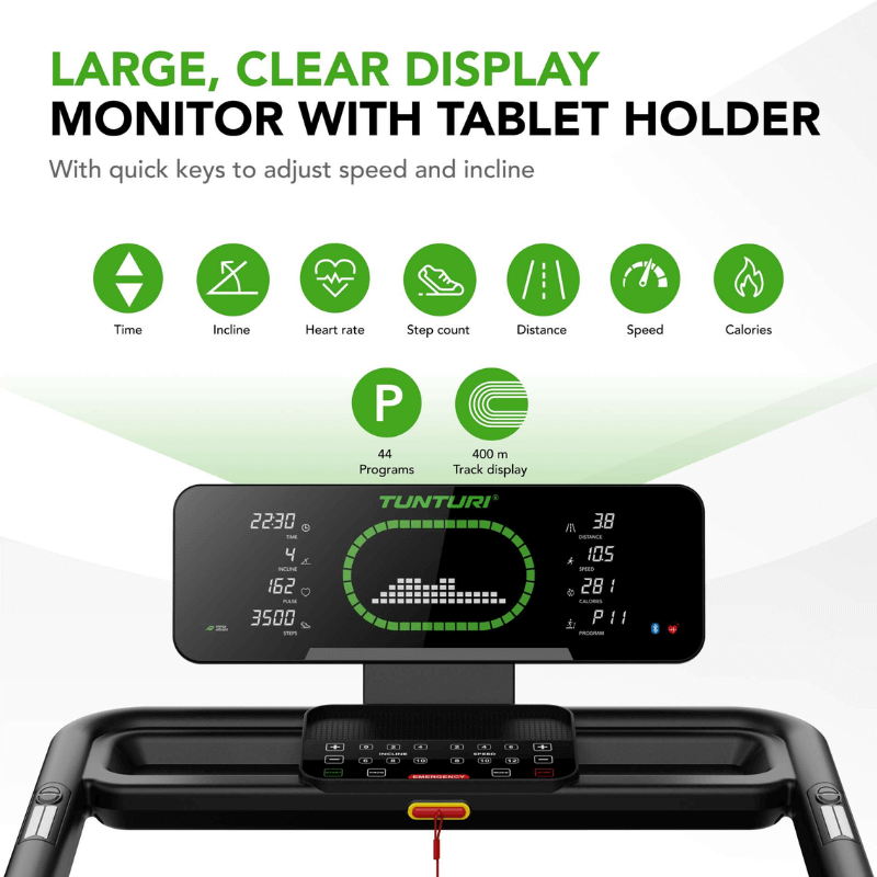 Tunturi Cardio Fit T60 Treadmill — side view