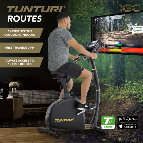 Centuri E100 Upright Exercise Bike — alternative angle