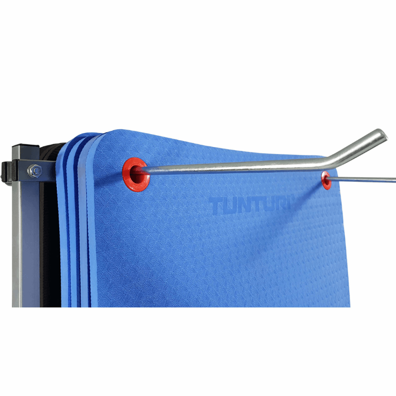 Fitness Mat + Storage Transporter Package — close-up of the frame