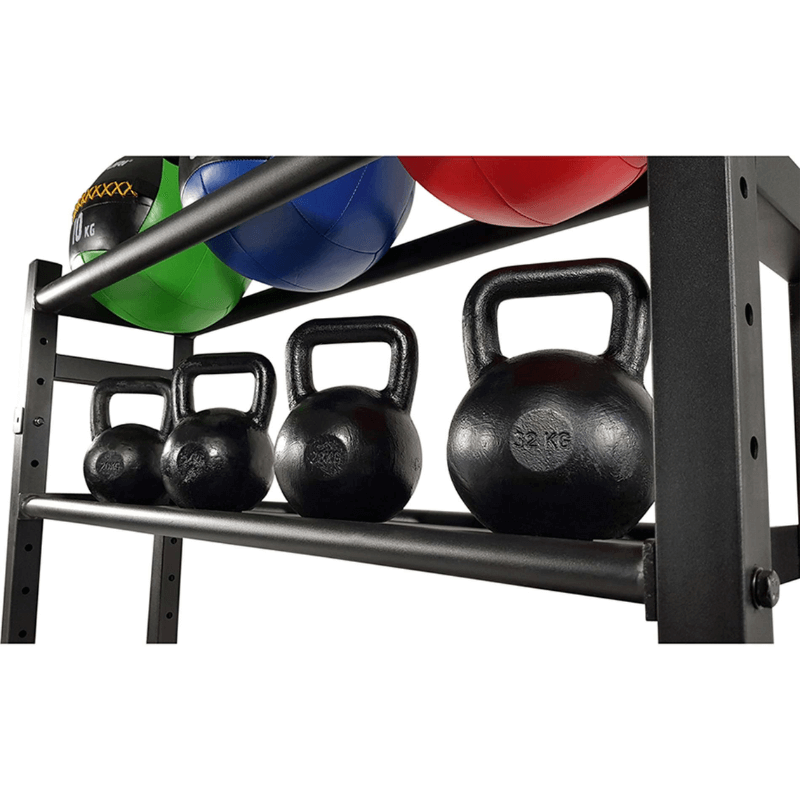Tunturi Multifunctional Storage Rack — rear view