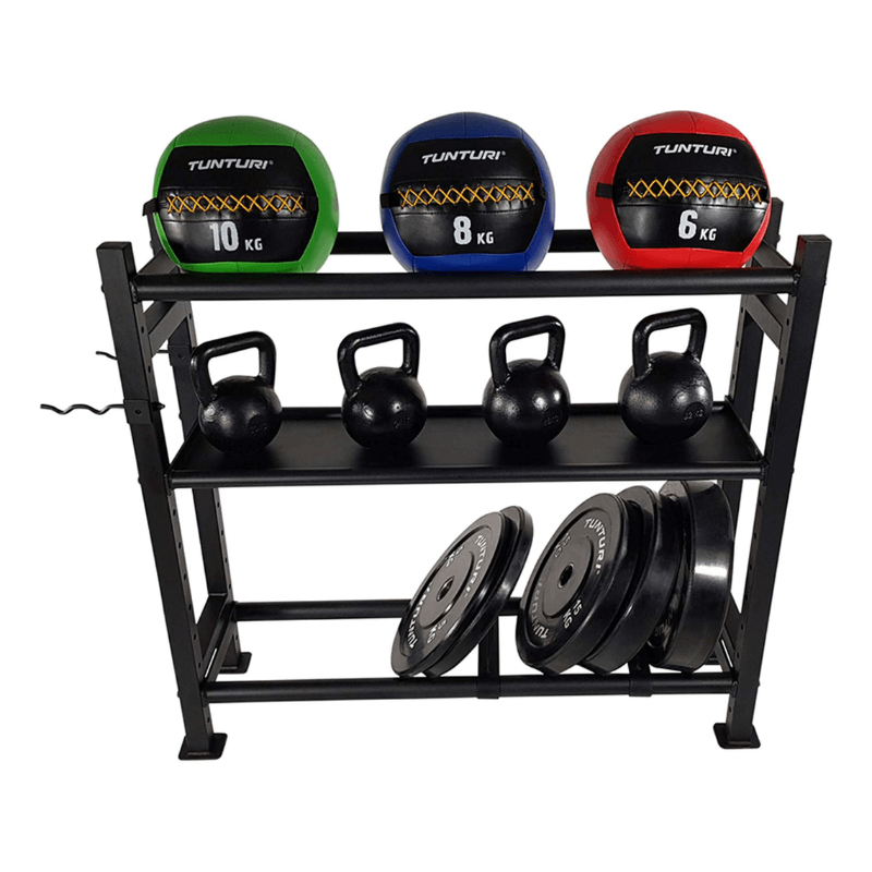 Tunturi Multifunctional Storage Rack — close-up of the frame