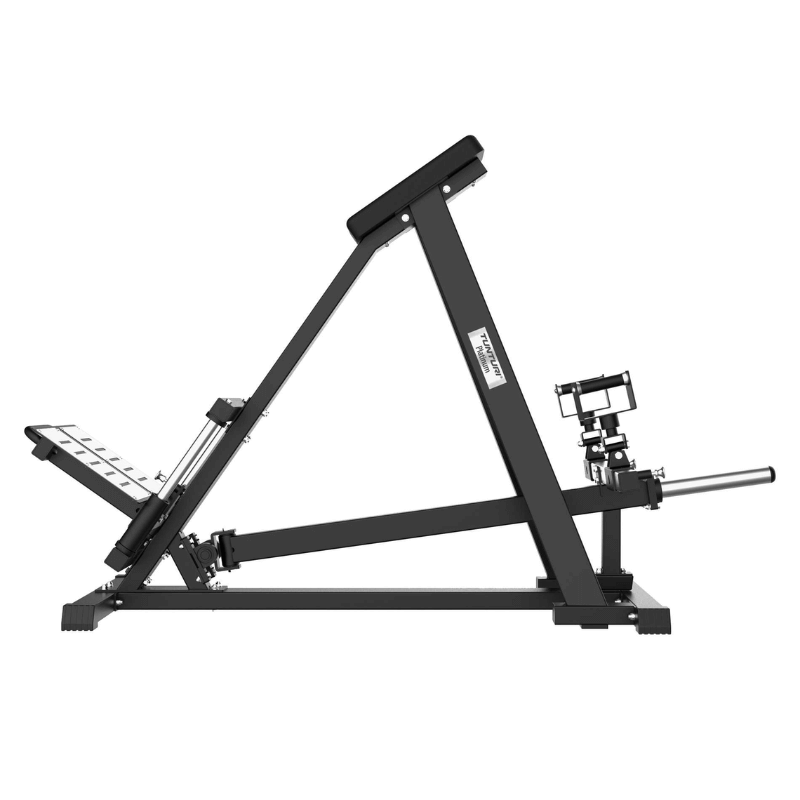Tunturi Platinum Adjustable T-Bar Row - Plate Loaded — side view