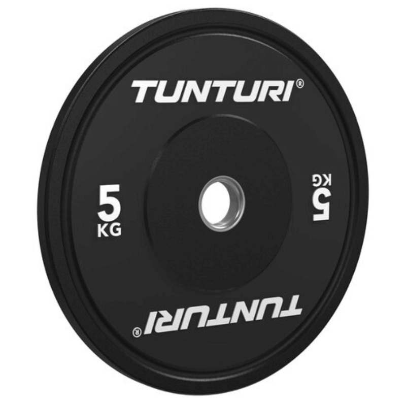 Platinum Black Bumper Plates — weight plate available from Gym Machines South Africa