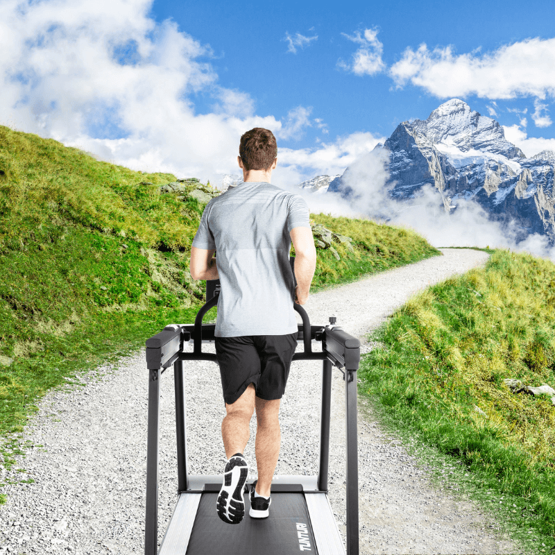 Vendor-Unknown Platinum Core Smart All-in-One Treadmill - Running & Rehab — rear view