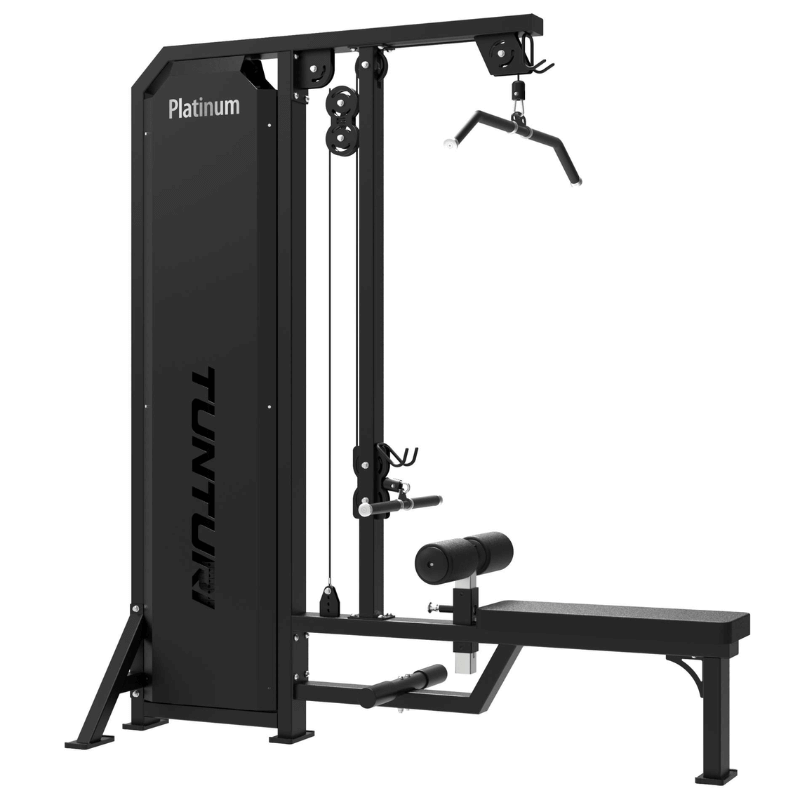 Tunturi Platinum Dual Lat Pulldown / Low Row- Selectorized — close-up of the frame