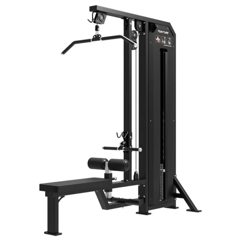 Tunturi Platinum Dual Lat Pulldown / Low Row- Selectorized — strength machine available from Gym Machines South Africa