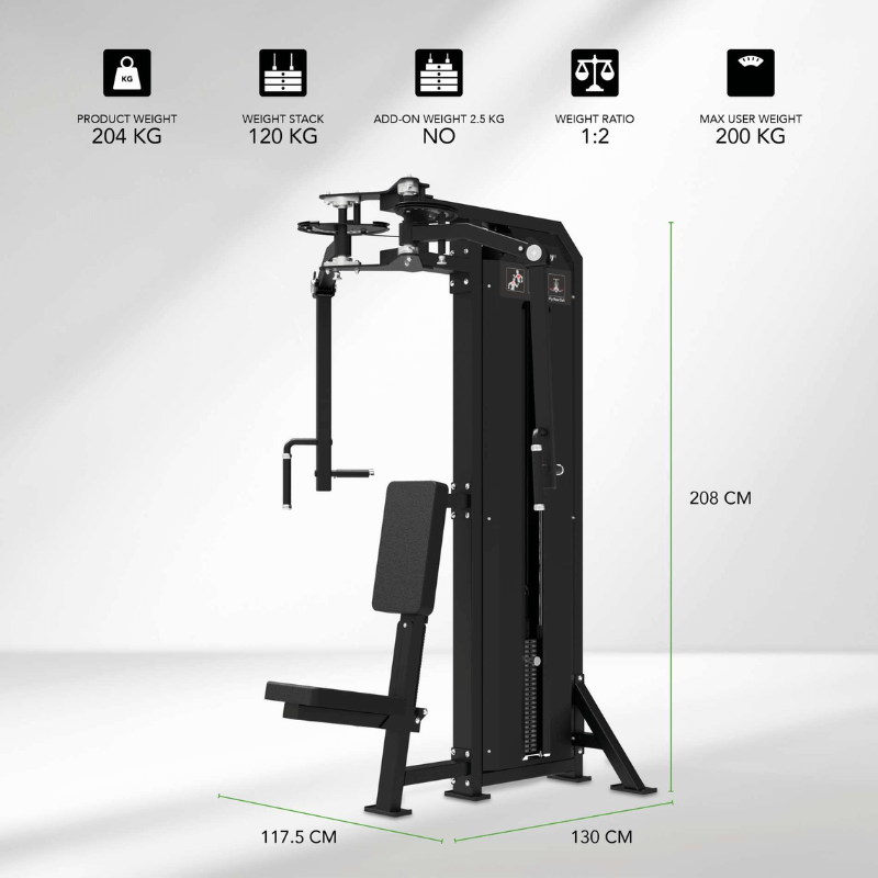 Tunturi Platinum Dual Pec Fly / Rear Delt - Selectorized — close-up of the frame