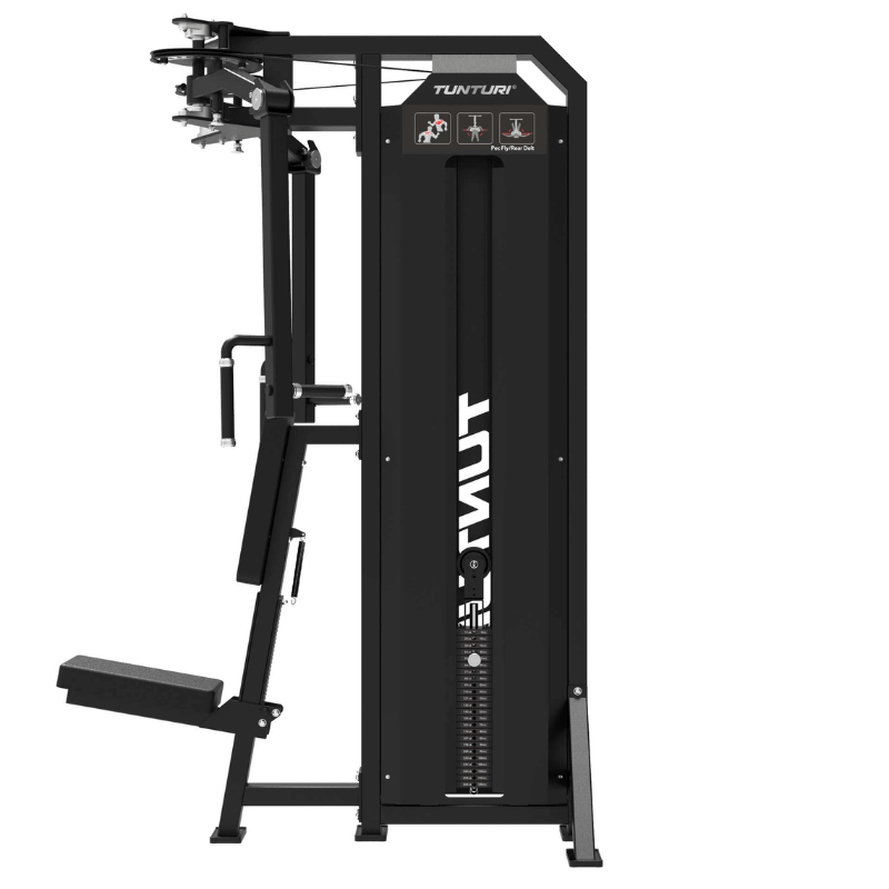 Tunturi Platinum Dual Pec Fly / Rear Delt - Selectorized — rear view