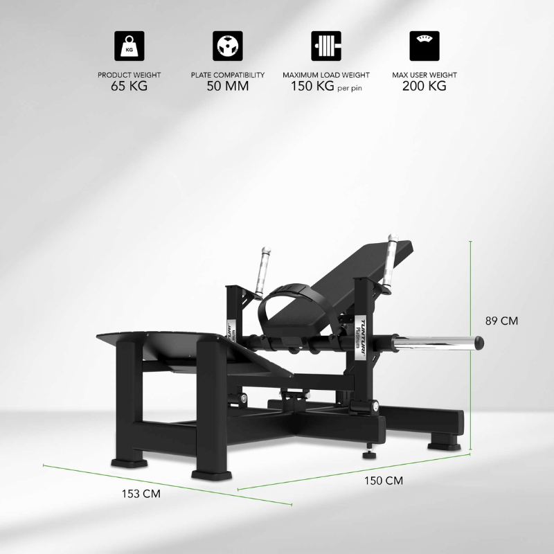 Tunturi Platinum Hip Thrust - Plate Loaded — detail view