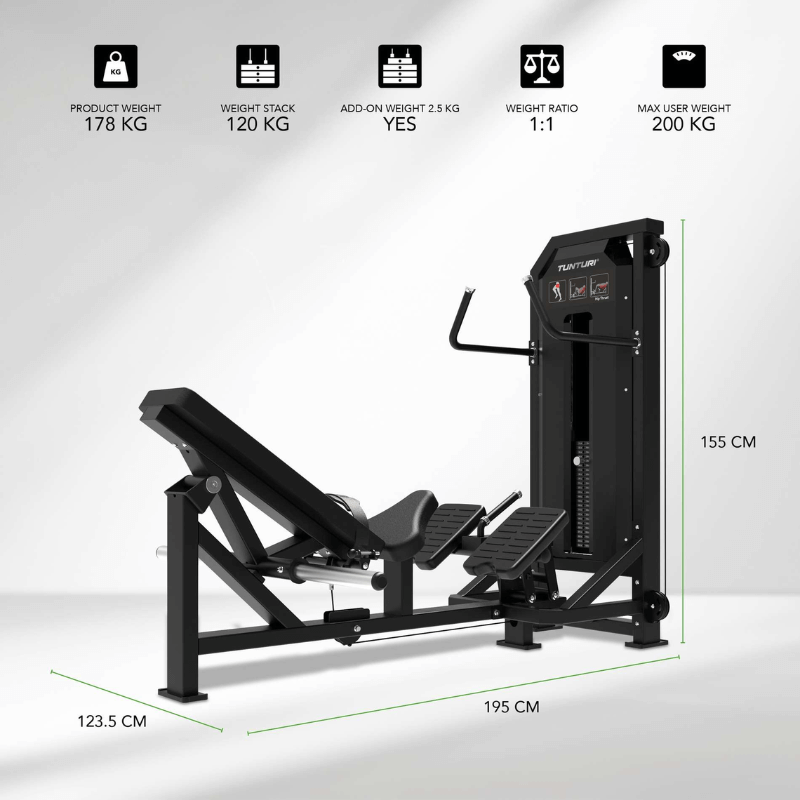 Tunturi Platinum Hip Thrust - Selectorized — in use