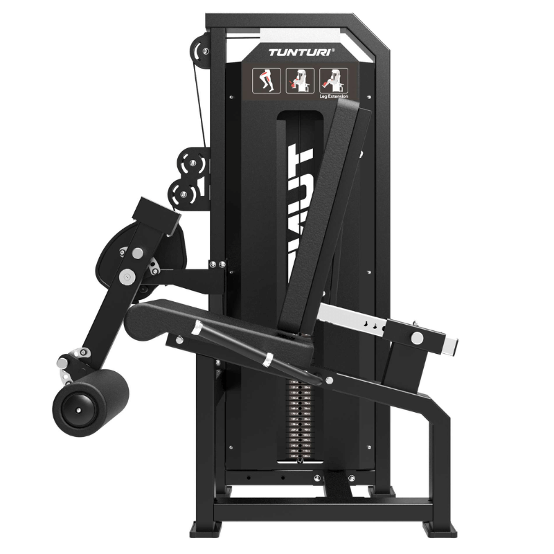 Tunturi Platinum Leg Extension - Selectorized — rear view