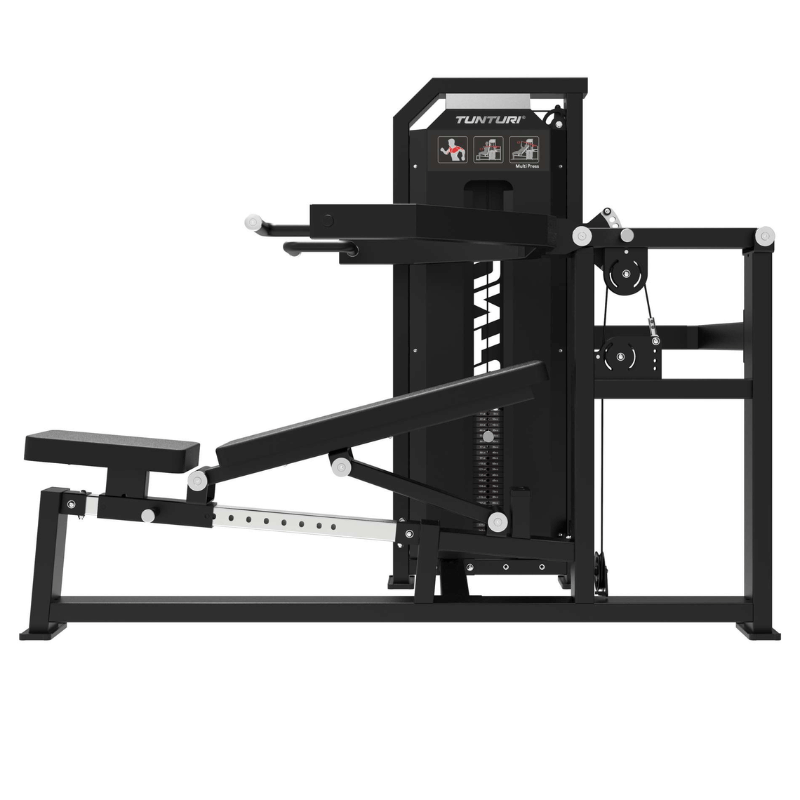 Tunturi Platinum Multi-Press Strength Station - Selectorized — rear view