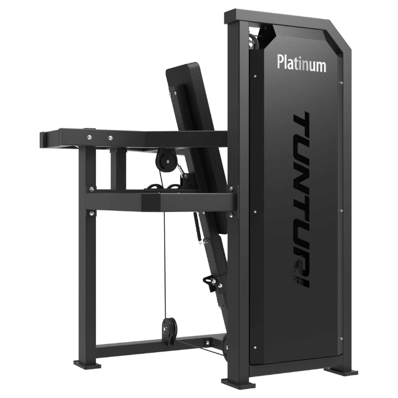 Tunturi Platinum Shoulder Press - Selectorized — close-up of the frame