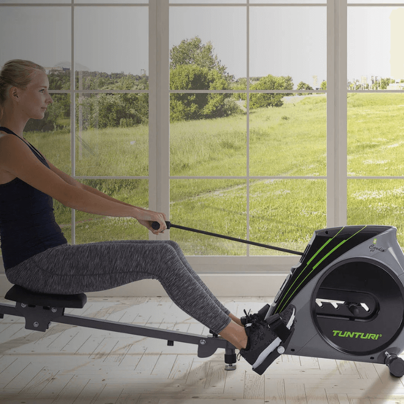 Tunturi R20 Rowing Machine — side view