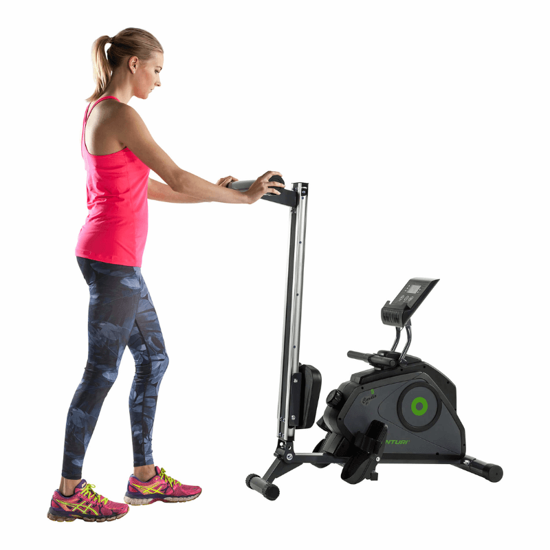 Tunturi R30 Rowing Machine — rear view