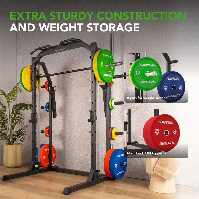 Tunturi Sm70 Smith Machine — close-up of the frame