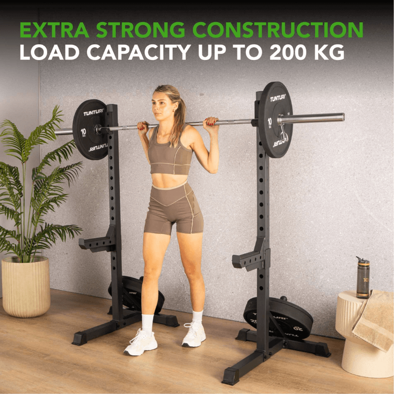 Tunturi Ss60 Squat Stand — in use