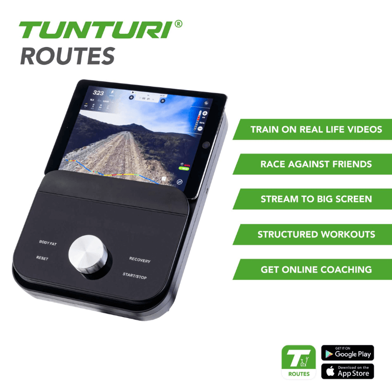 Tunturi Signature E50 Upright Exercise Bike — alternative angle