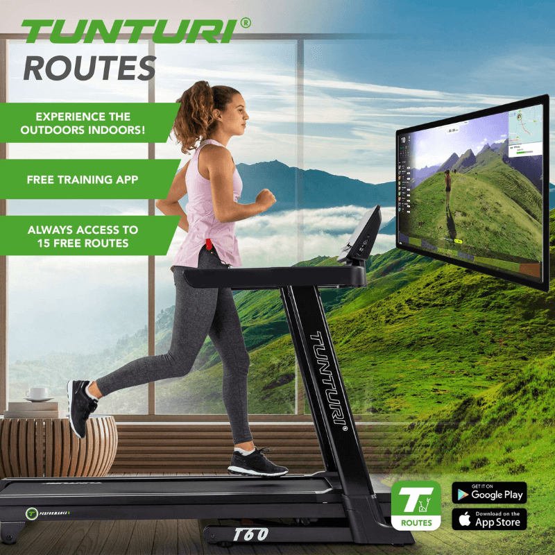 Signature T60 Treadmill – Zwift — in use