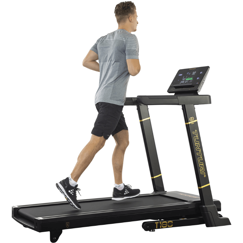 Tunturi T100 Centuri Performance Treadmill – Zwift — close-up of the frame