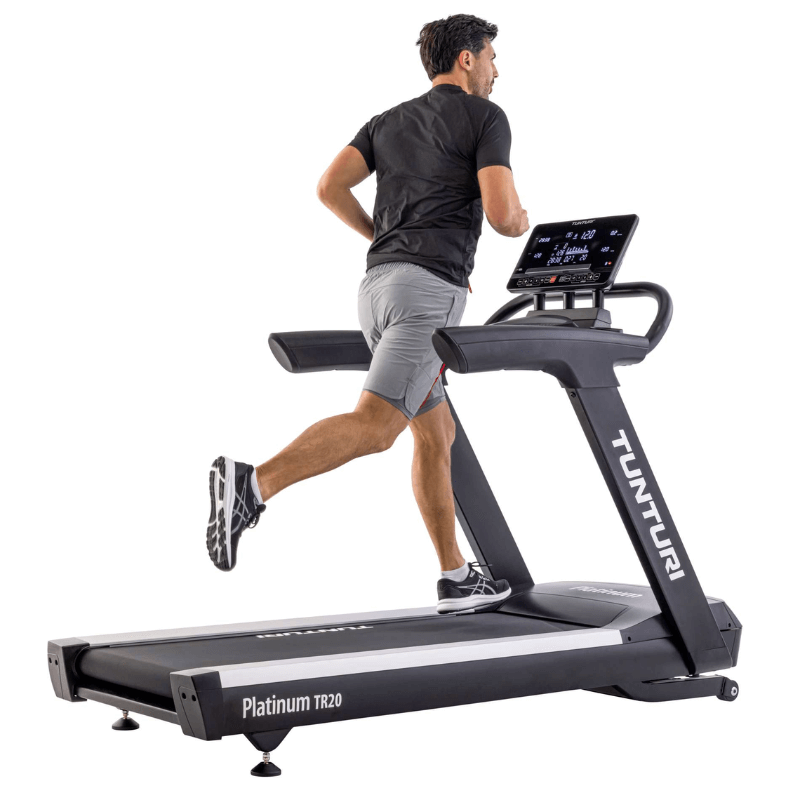 Tunturi Platinum Tr20 Commercial Treadmill — in use