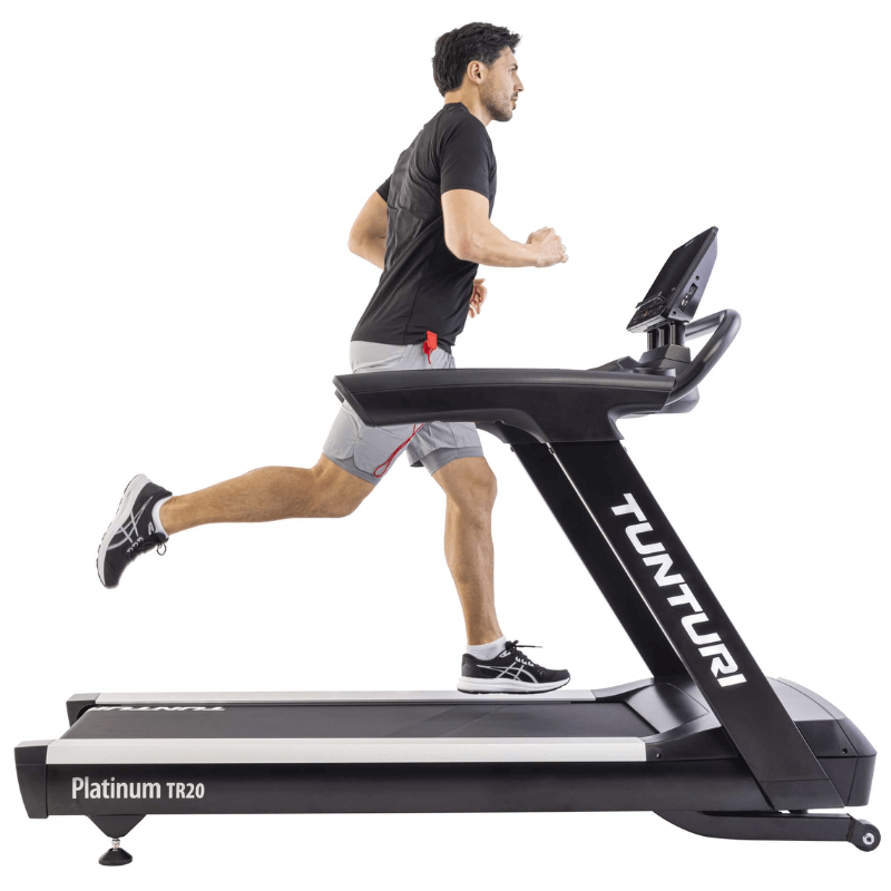 Tunturi Platinum Tr20 Commercial Treadmill — rear view