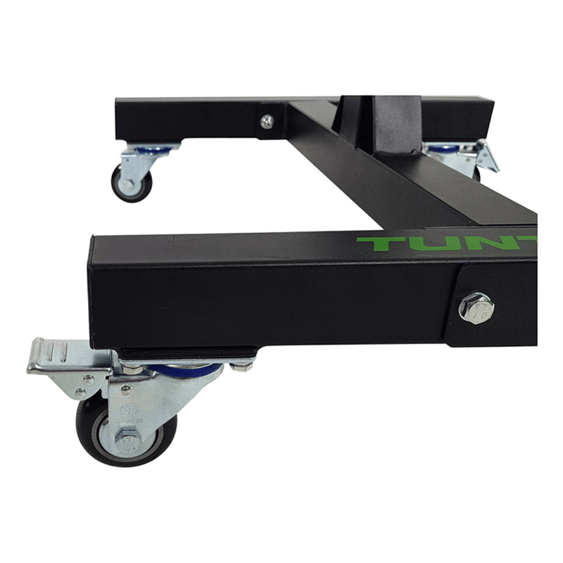 Tunturi Mobile Upright Bumper Plate Rack — rear view
