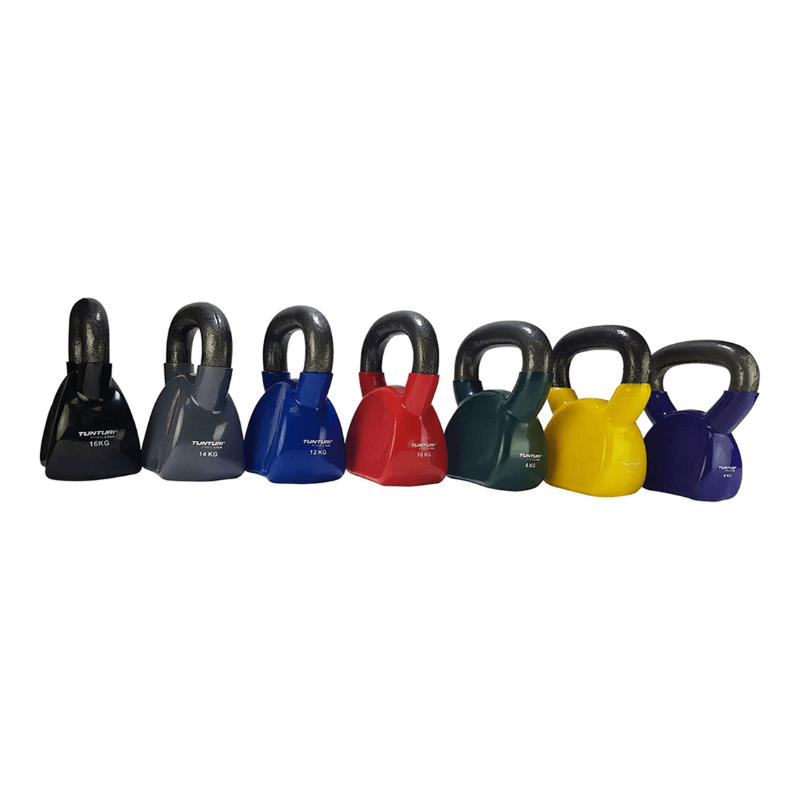 Tunturi Vinyl Kettlebells — kettlebell available from Gym Machines South Africa