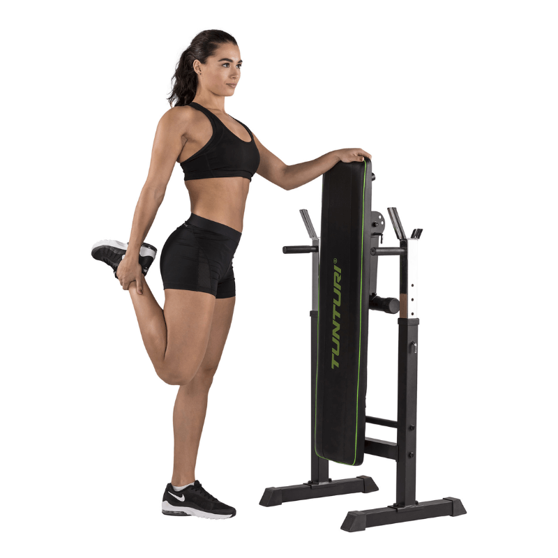 Tunturi Wb20 Foldable Weight Bench — side view