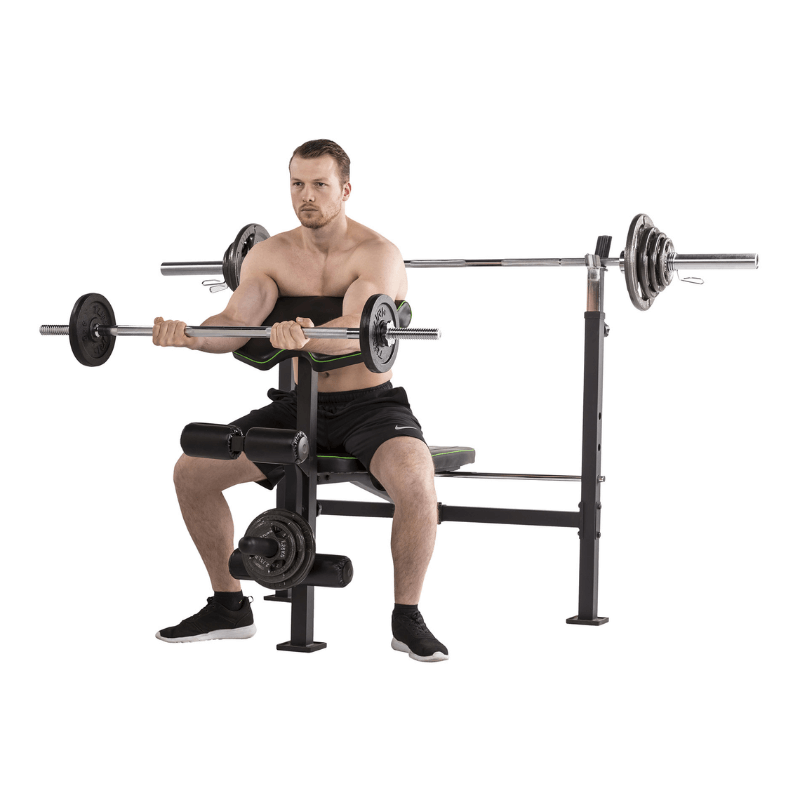 Tunturi Wb60 Olympic Weight Bench — rear view