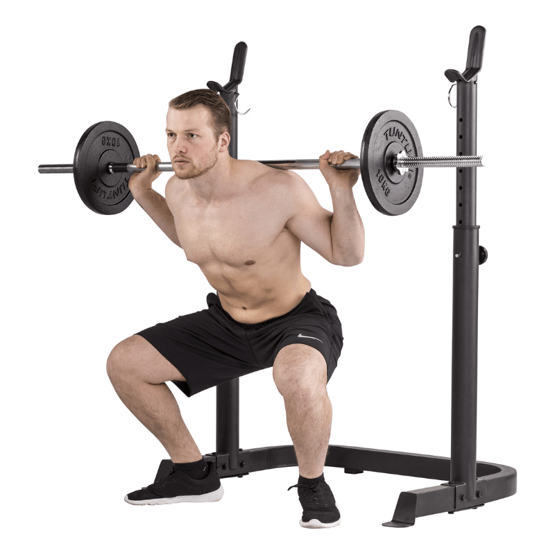 Tunturi Squat & Weight Bench Combo — rear view