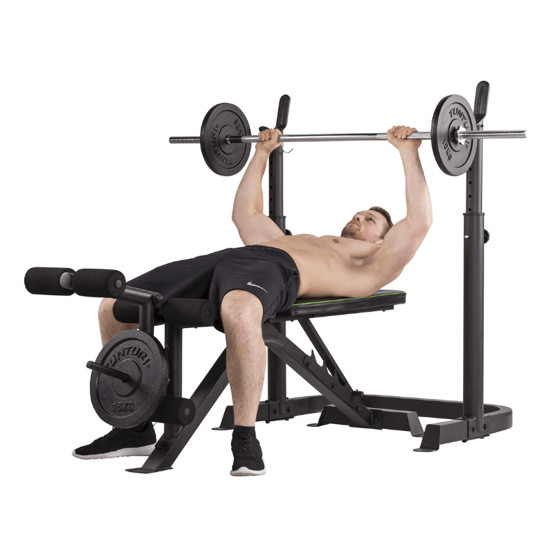 Tunturi Squat & Weight Bench Combo — side view