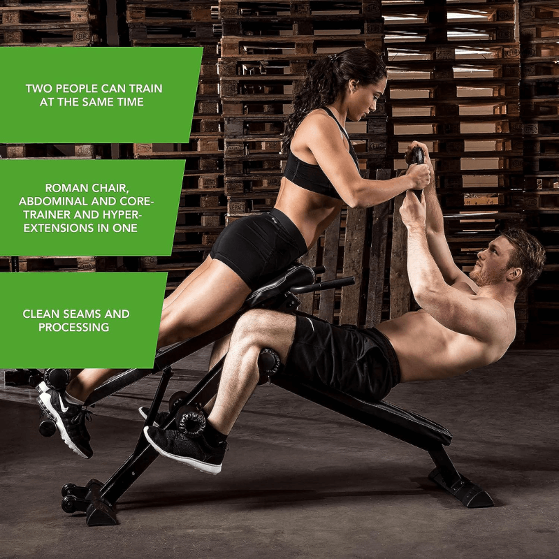 Tunturi Hyper Extension & Core Trainer Combo — alternative angle