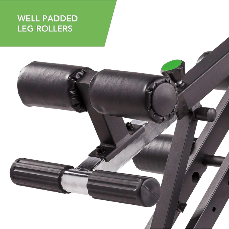 Tunturi Hyper Extension & Core Trainer Combo — rear view