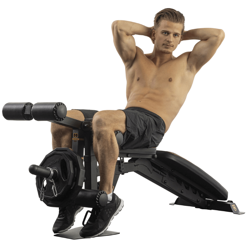 Tunturi Centuri Edition Adjustable Utility & Leg Workout Bench — rear view
