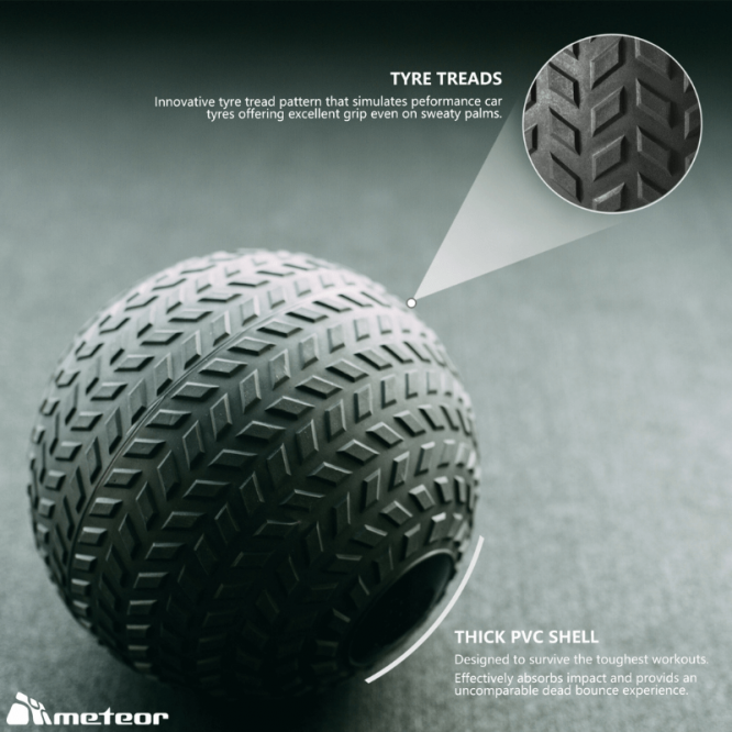 Slam Balls - Textured Tire — detail view