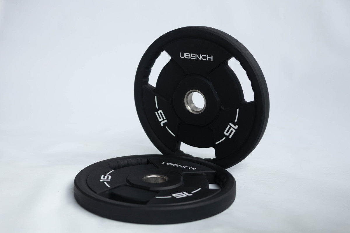 15kg UBench Weight Plates — bench available from Gym Machines South Africa